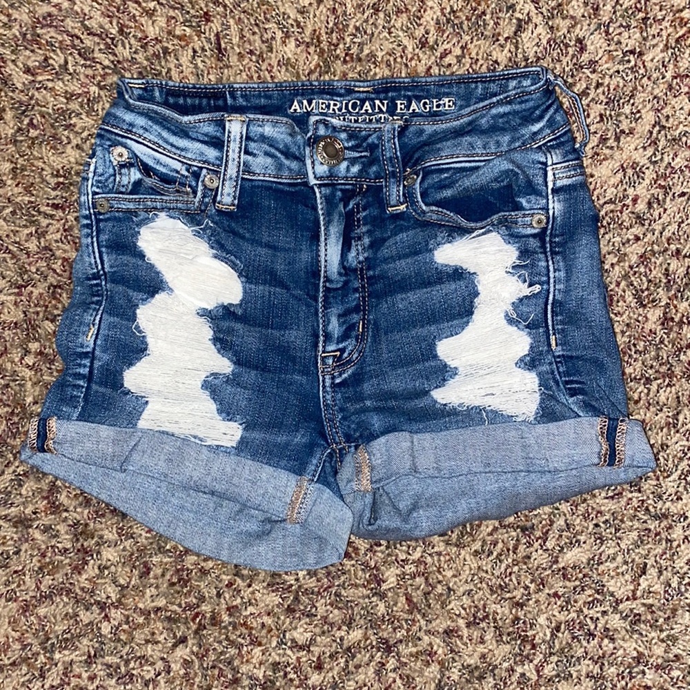 Womens size zero American Eagle jean shorts
